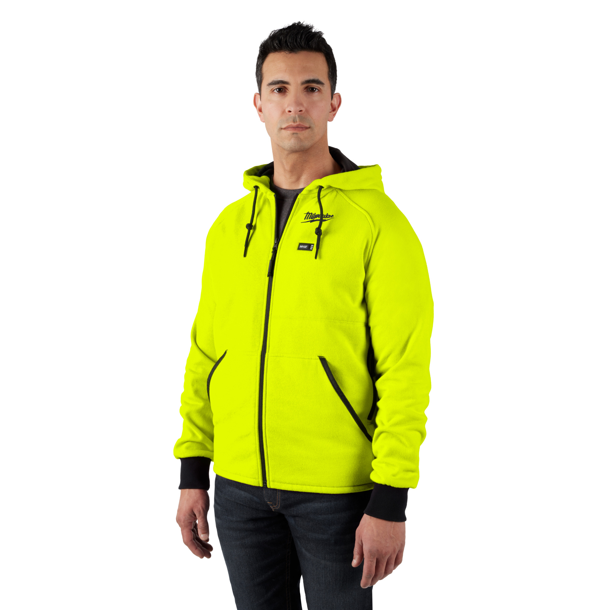 Milwaukee M12 Hi Vis Heated Hoodie Only (No Battery)